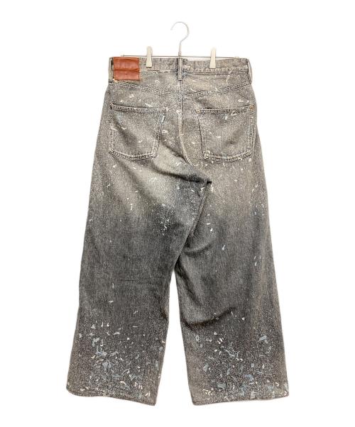 SUGARHILL（シュガーヒル）SUGARHILL (シュガーヒル) MOLDED DENIM TROUSERS WIDE CUT グレー サイズ:３４の古着・服飾アイテム