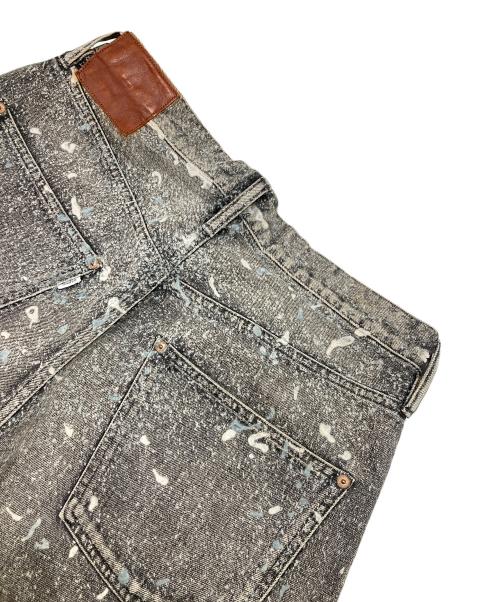SUGARHILL（シュガーヒル）SUGARHILL (シュガーヒル) MOLDED DENIM TROUSERS WIDE CUT グレー サイズ:３４の古着・服飾アイテム