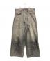 SUGARHILL（シュガーヒル）の古着「MOLDED DENIM TROUSERS WIDE CUT」｜グレー