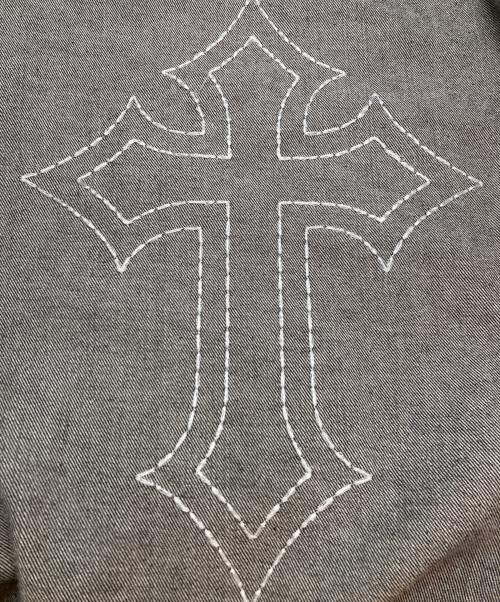 BEAMS（ビームス）BEAMS (ビームス) LOGO DENIM JACKET ブラック サイズ:Lの古着・服飾アイテム