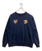 BEAMS×テーラー東洋ビームス×テーラートウヨウ）の古着「【別注】 SUKA CREW SWEAT」｜ネイビー
