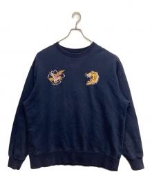 BEAMS×テーラー東洋（ビームス×テーラートウヨウ）の古着「【別注】 SUKA CREW SWEAT」｜ネイビー