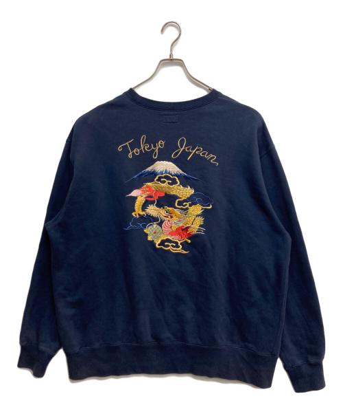 BEAMS（ビームス）BEAMS (ビームス) テーラー東洋 (テーラートウヨウ) 【別注】 SUKA CREW SWEAT ネイビー サイズ:XLの古着・服飾アイテム