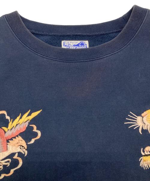 BEAMS（ビームス）BEAMS (ビームス) テーラー東洋 (テーラートウヨウ) 【別注】 SUKA CREW SWEAT ネイビー サイズ:XLの古着・服飾アイテム