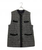 VERMEIL par ienaヴェルメイユ パー イエナ）の古着「ツイードジレ」｜ブラック