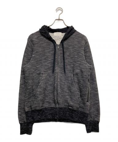 ONI SEAGREEN（シーグリーン） UA0007 04 ジップアップパーカー オニワッフル Seagreen WAFFLE オニワッフル メンズ HOODIE トップス