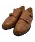 PARABOOT（パラブーツ）の古着「ダブルモンクストラップシューズ」｜ブラウン