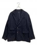 Engineered Garments×BEAMS PLUSエンジニアド ガーメンツ×ビームスプラス）の古着「MID FIELD DOUBLE BRESTED BLAZER TROPICAL WOOL」｜ネイビー