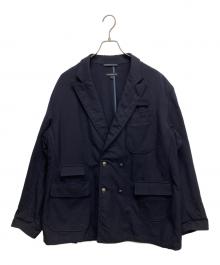 Engineered Garments×BEAMS PLUS（エンジニアド ガーメンツ×ビームスプラス）の古着「MID FIELD DOUBLE BRESTED BLAZER TROPICAL WOOL」｜ネイビー