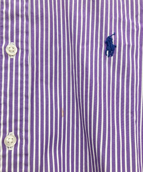 RALPH LAUREN（ラルフローレン）RALPH LAUREN (ラルフローレン) ストライプBDシャツ パープル サイズ:42の古着・服飾アイテム