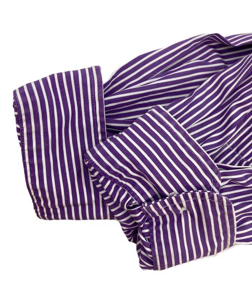 RALPH LAUREN（ラルフローレン）RALPH LAUREN (ラルフローレン) ストライプBDシャツ パープル サイズ:42の古着・服飾アイテム