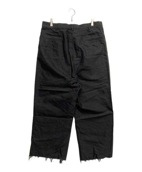 SUB-AGE.（サベージ）SUB-AGE. (サベージ) カットオフワイドパンツ ブラック サイズ:FREEの古着・服飾アイテム