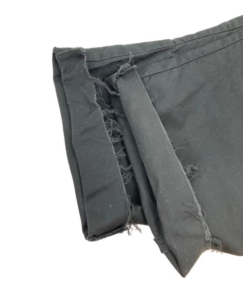 SUB-AGE.（サベージ）SUB-AGE. (サベージ) カットオフワイドパンツ ブラック サイズ:FREEの古着・服飾アイテム