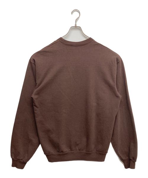 LOS ANGELES APPAREL（ロサンゼルスアパレル）LOS ANGELES APPAREL (ロサンゼルスアパレル) 14ozクルーネックスウェット ブラウン サイズ:Lの古着・服飾アイテム