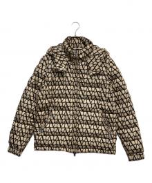 VALENTINO（ヴァレンティノ）の古着「トワルイコノグラフフルジップダウンジャケット」｜ブラウン