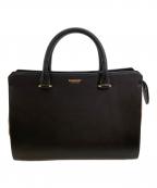 BURBERRYバーバリー）の古着「サイドチェックバンウェル2WAYショルダーバッグ」｜ブラック