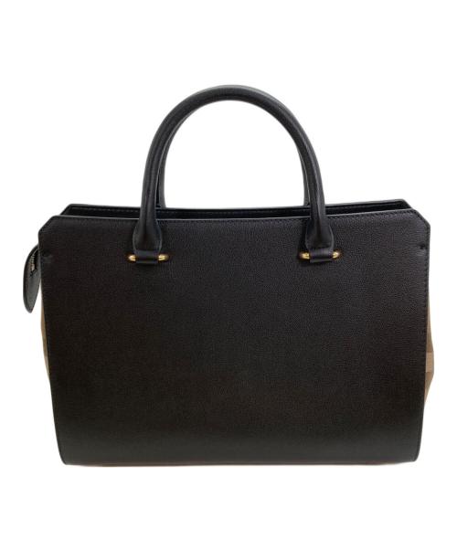 BURBERRY（バーバリー）BURBERRY (バーバリー) サイドチェックバンウェル2WAYショルダーバッグ ブラックの古着・服飾アイテム