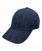 PRADAプラダ）の古着「ベースボールキャップ」｜インディゴ