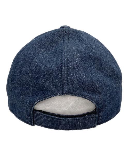 PRADA（プラダ）PRADA (プラダ) ベースボールキャップ インディゴ サイズ:Lの古着・服飾アイテム
