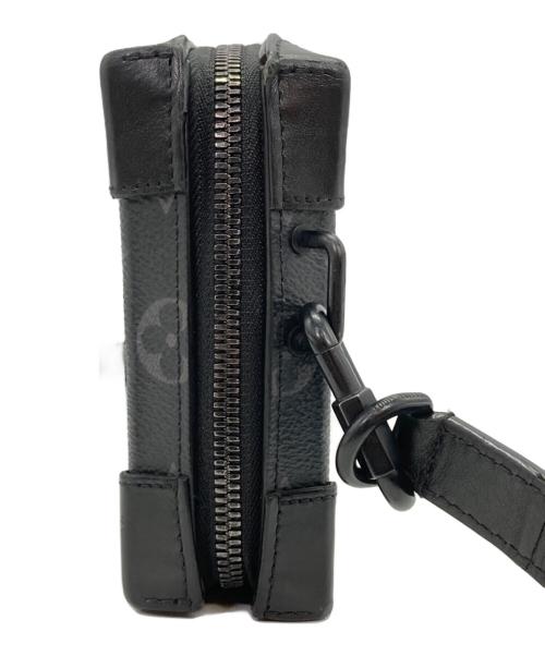 LOUIS VUITTON（ルイ ヴィトン）LOUIS VUITTON (ルイ ヴィトン) エクリプスソフトトランク ウォレット ブラックの古着・服飾アイテム