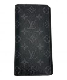 LOUIS VUITTON（ルイ ヴィトン）の古着「2つ折り財布」｜ブラック