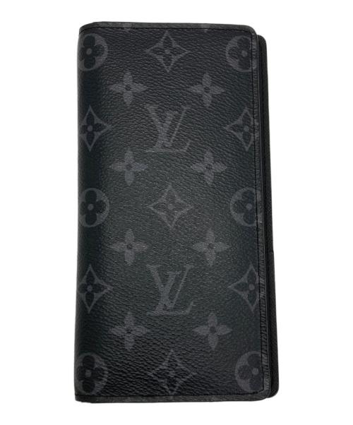 LOUIS VUITTON（ルイ ヴィトン）LOUIS VUITTON (ルイ ヴィトン) 2つ折り財布 ブラックの古着・服飾アイテム