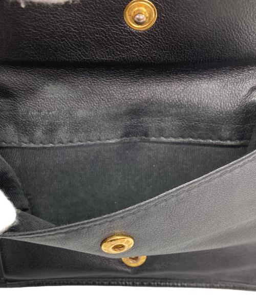 PRADA（プラダ）PRADA (プラダ) 2つ折り財布 ブラックの古着・服飾アイテム