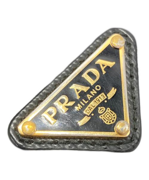 PRADA（プラダ）PRADA (プラダ) 2つ折り財布 ブラックの古着・服飾アイテム