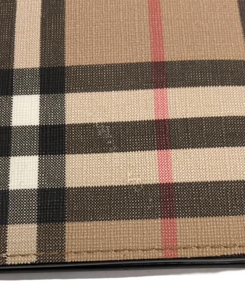 BURBERRY（バーバリー）BURBERRY (バーバリー) ノヴァチェック2つ折り財布 ブラウンの古着・服飾アイテム