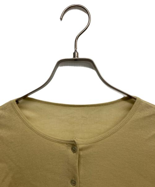 Plage（プラージュ）Plage (プラージュ) シアー リブ クロップド カーディガン ベージュ サイズ:不明の古着・服飾アイテム