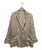 SLOBE IENAスローブ イエナ）の古着「リネン混テーラードジャケット」｜ベージュ