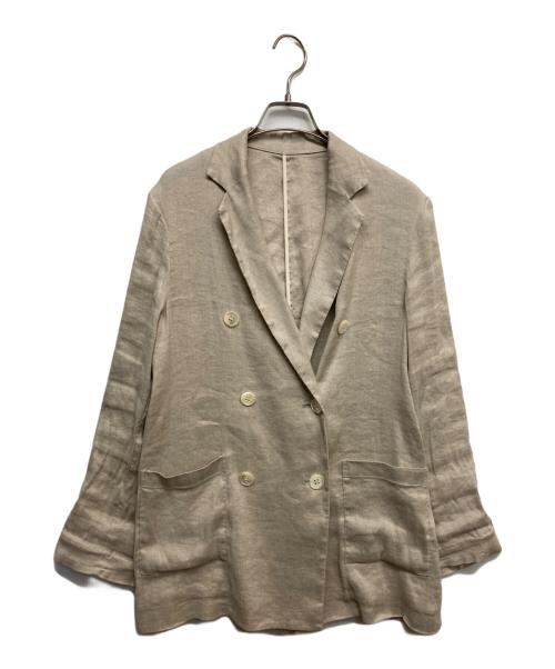 SLOBE IENA（スローブ イエナ）SLOBE IENA (スローブ イエナ) リネン混テーラードジャケット ベージュ サイズ:不明　の古着・服飾アイテム