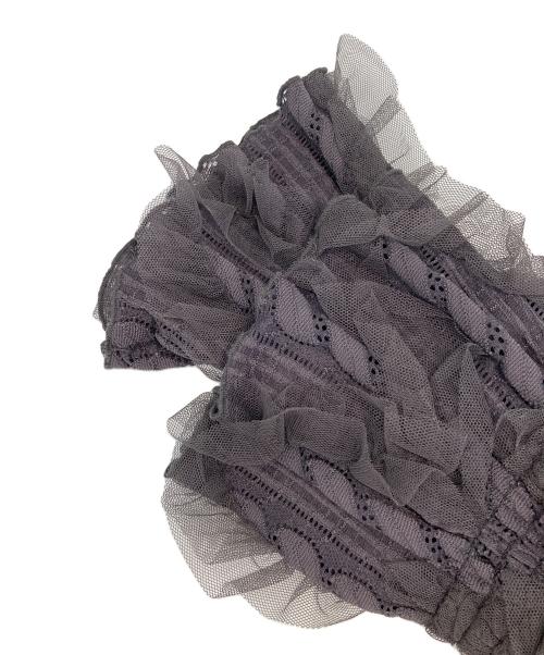 Snidel（スナイデル）Snidel (スナイデル) 素材感カーデ グレー サイズ:Free 未使用品の古着・服飾アイテム