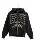 stussy（ステューシー）の古着「Locations Zip-up Hoodie」｜ブラック
