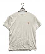 maison kitsuneメゾンキツネ）の古着「半袖カットソー」｜ホワイト