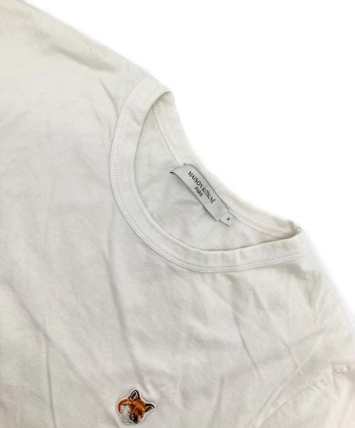 maison kitsune（メゾンキツネ）MAISON KITSUNE (メゾンキツネ) 半袖カットソー ホワイト サイズ:Mの古着・服飾アイテム