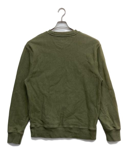 stussy（ステューシー）stussy (ステューシー) ロゴスウェット カーキ サイズ:Lの古着・服飾アイテム