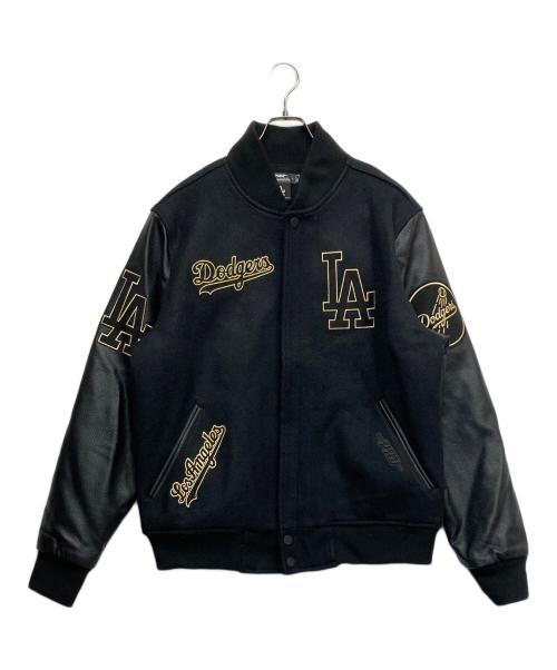 PRO STANDARD（プロスタンダード）pro standard (プロスタンダード) MLB (エムエルビー) バーシティジャケット ブラック サイズ:Lの古着・服飾アイテム