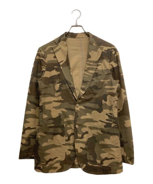 STRASBURGO（ストラスブルゴ）STRASBURGO (ストラスブルゴ) カモフラアンコンジャケット グリーン サイズ:Mの古着・服飾アイテム