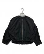 MOGAモガ）の古着「トリアセコットングログランバルーンブルゾン」｜ブラック