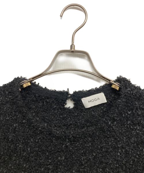 MOGA（モガ）MOGA (モガ) ラメファンシーツイードドッキングブラウス ブラック サイズ:2の古着・服飾アイテム