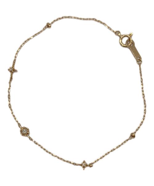 4℃（ヨンドシー）4℃ (ヨンドシー) イエローゴールドブレスレットの古着・服飾アイテム