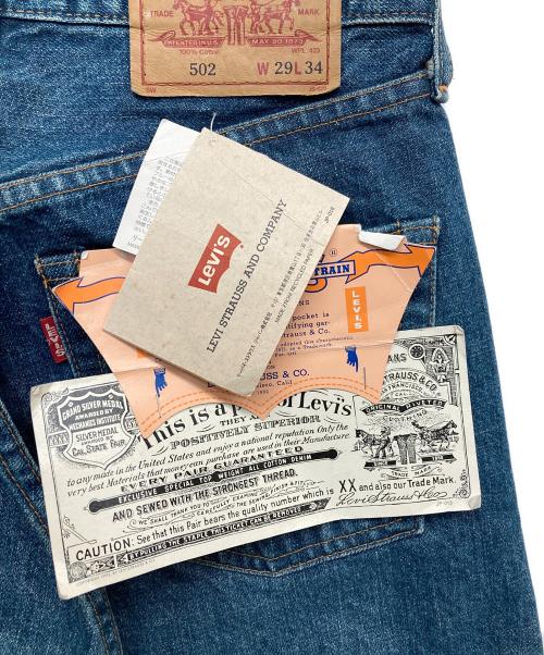 LEVI'S（リーバイス）LEVI'S (リーバイス) 復刻BIGE502xxデニムパンツ ブルー サイズ:W29×L34 未使用品の古着・服飾アイテム