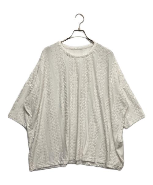 Y's（ワイズ）Y's (ワイズ) レーヨン混カットソー ホワイト サイズ:2の古着・服飾アイテム