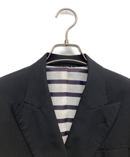 Jean Paul Gaultier FEMME（ジャンポールゴルチエ フェム）Jean Paul GAULTIER FEMME (ジャンポールゴルチエ フェム) ピークドラペルダブルジャケット ブラック サイズ:40の古着・服飾アイテム