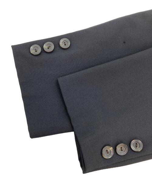 Jean Paul Gaultier FEMME（ジャンポールゴルチエ フェム）Jean Paul GAULTIER FEMME (ジャンポールゴルチエ フェム) ピークドラペルダブルジャケット ブラック サイズ:40の古着・服飾アイテム