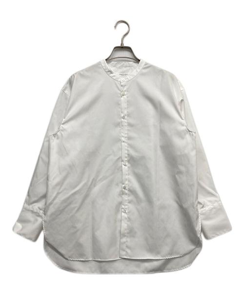 MACPHEE（マカフィー）MACPHEE (マカフィー) コットンブロード バンドカラーシャツ ホワイト サイズ:36の古着・服飾アイテム