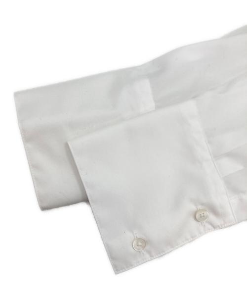 MACPHEE（マカフィー）MACPHEE (マカフィー) コットンブロード バンドカラーシャツ ホワイト サイズ:36の古着・服飾アイテム