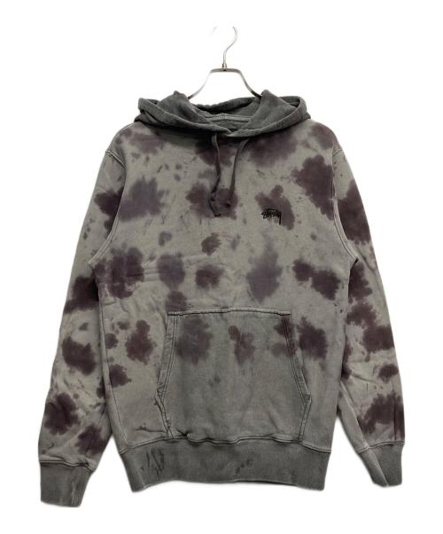 stussy（ステューシー）stussy (ステューシー) Crystal Wash Pull Over Hoody Parker グレー サイズ:Sの古着・服飾アイテム