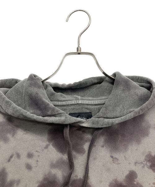 stussy（ステューシー）stussy (ステューシー) Crystal Wash Pull Over Hoody Parker グレー サイズ:Sの古着・服飾アイテム